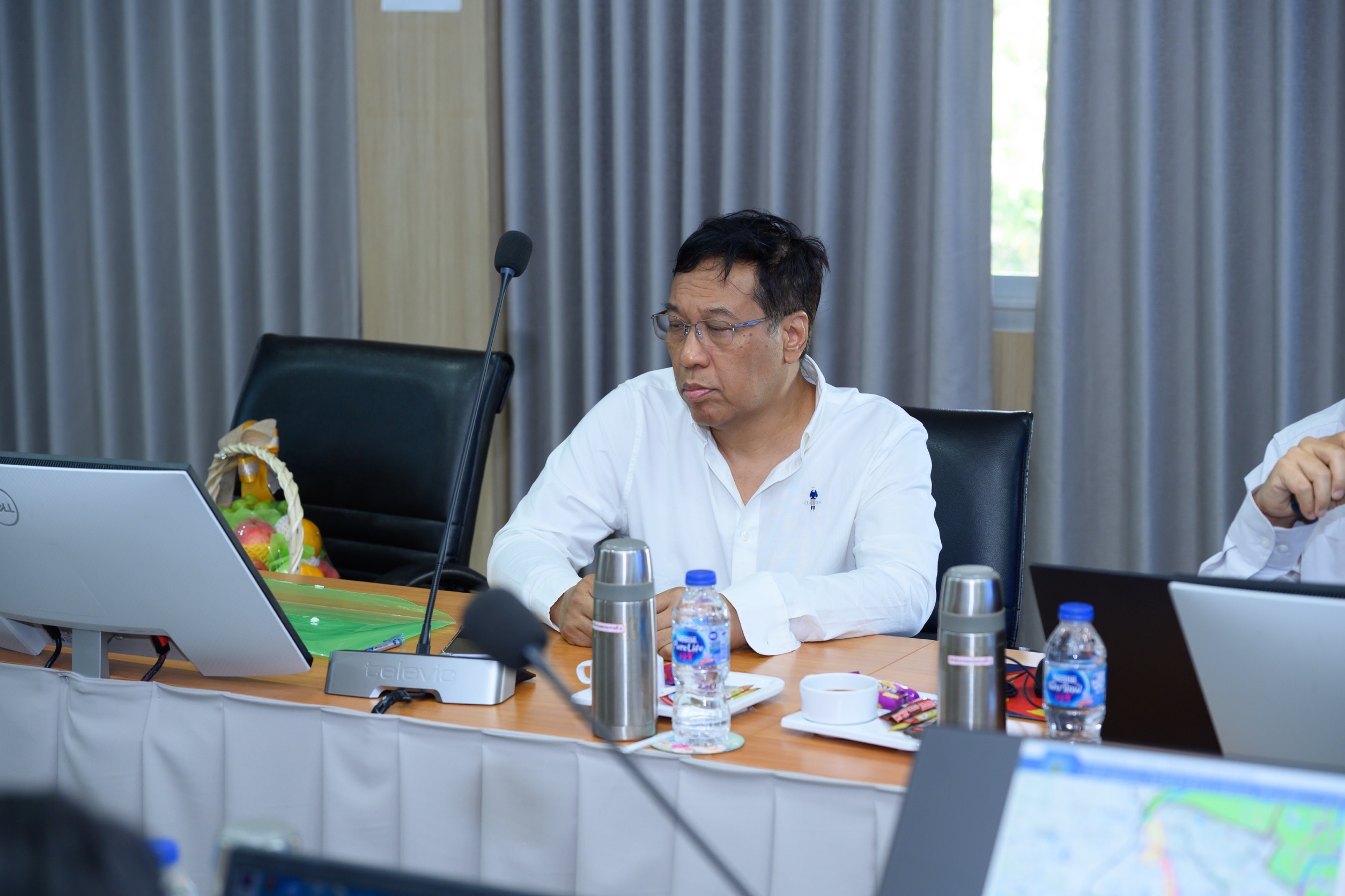 บรรยากาศการประชุมความก้าวหน้าโครงการ