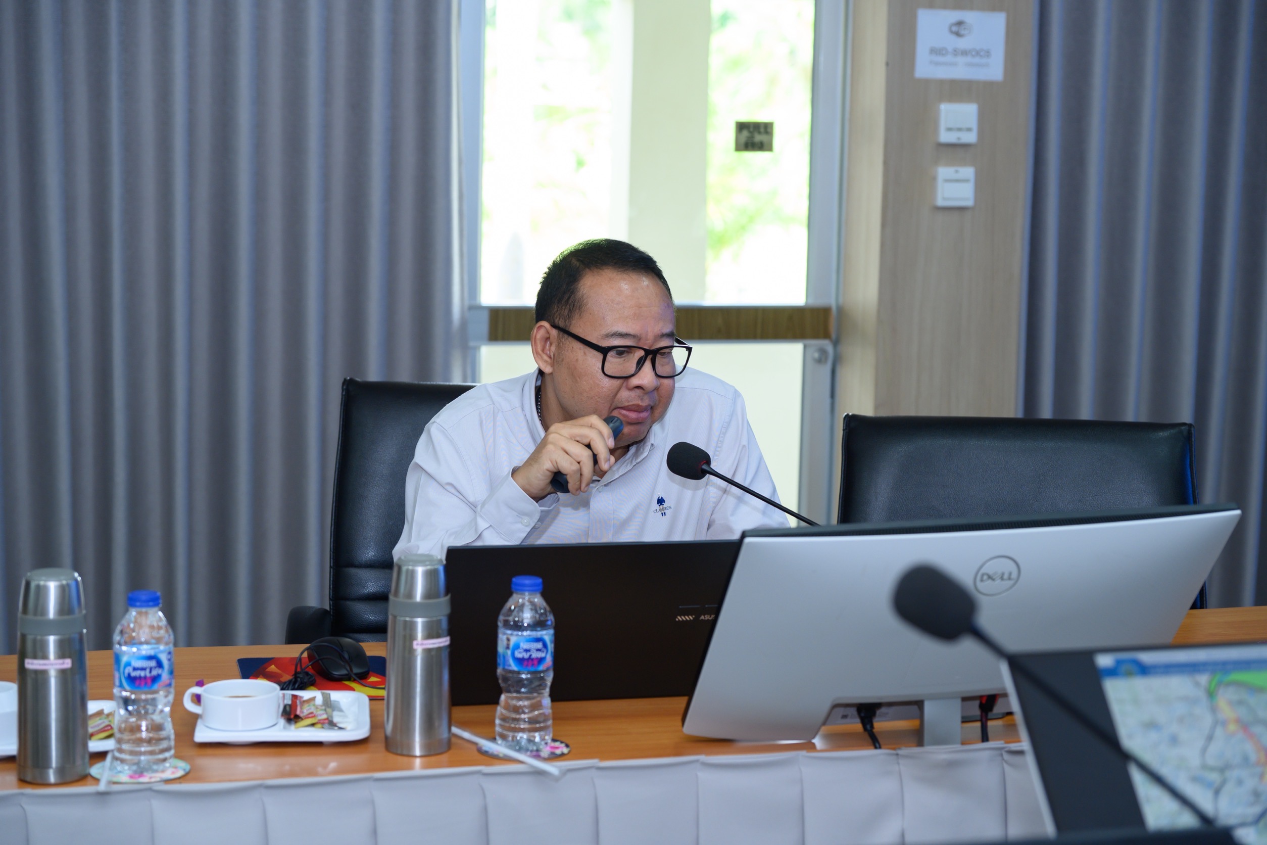 บรรยากาศการประชุมความก้าวหน้าโครงการ