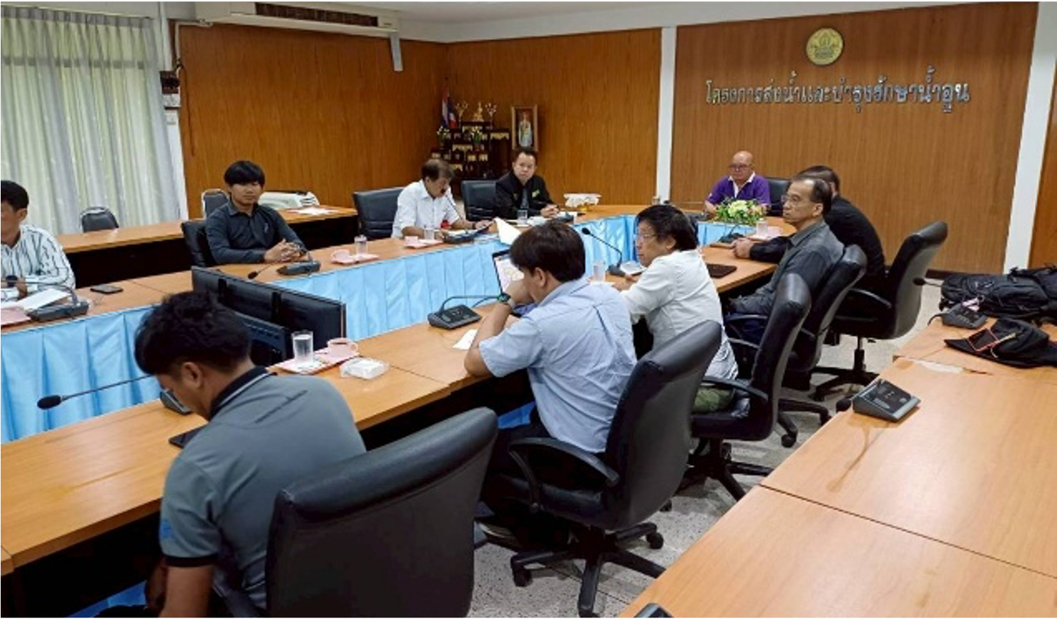 ประชุมหารือกับโครงการส่งน้ำและบำรุงรักษาน้ำอูน จ.สกลนคร 2