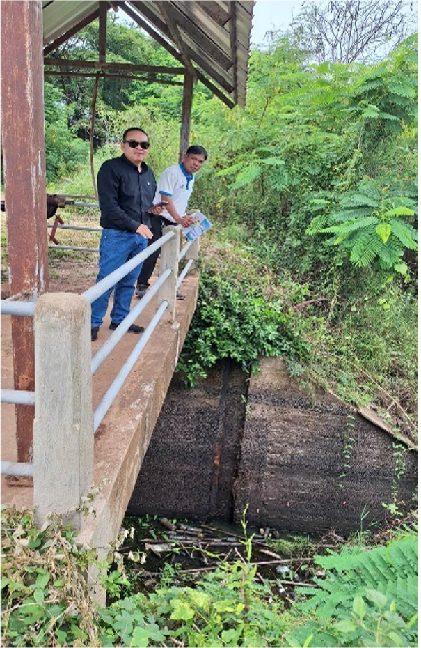 โครงการชลประทานสกลนครพาสำรวจพื้นที่ห้วยปลาหาง 2