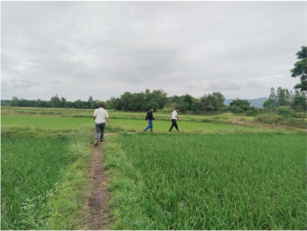โครงการชลประทานสกลนครพาสำรวจพื้นที่ห้วยปลาหาง 3