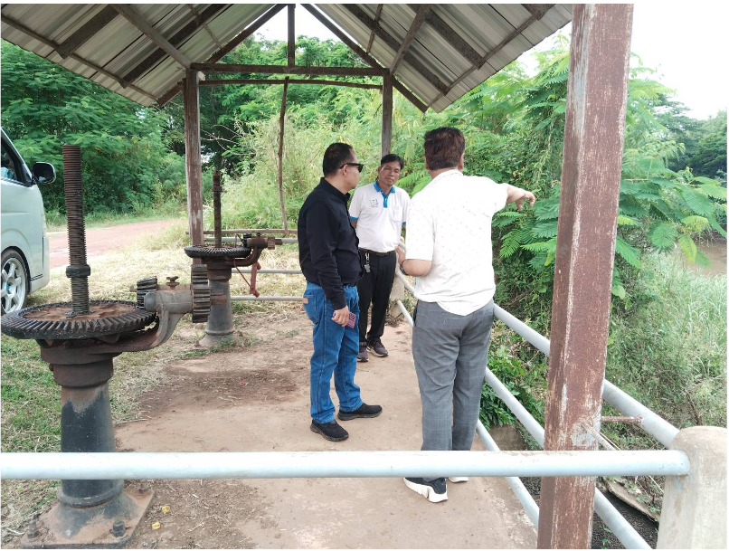 โครงการชลประทานสกลนครพาสำรวจพื้นที่ห้วยปลาหาง 11