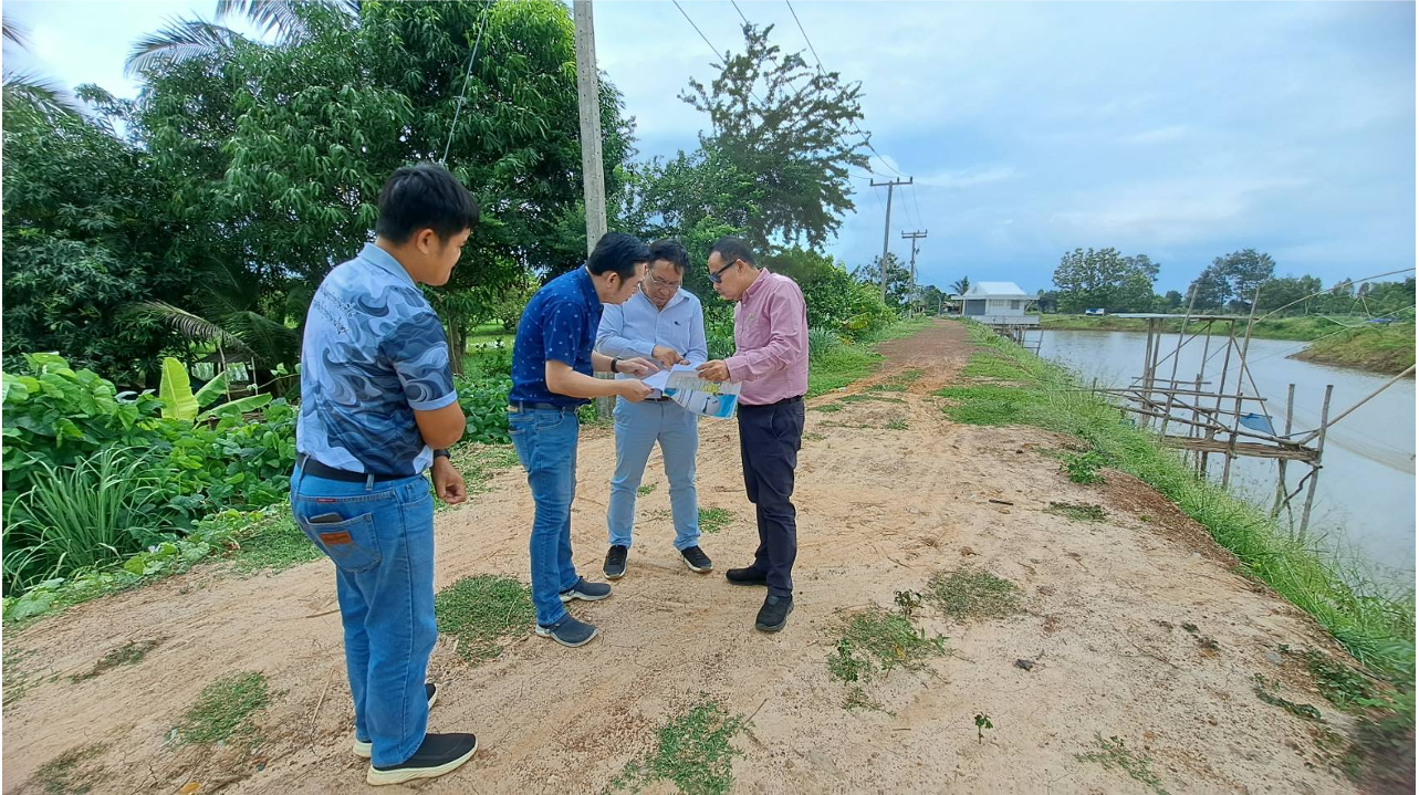 โครงการชลประทานสกลนครพาสำรวจพื้นที่ห้วยปลาหาง 13